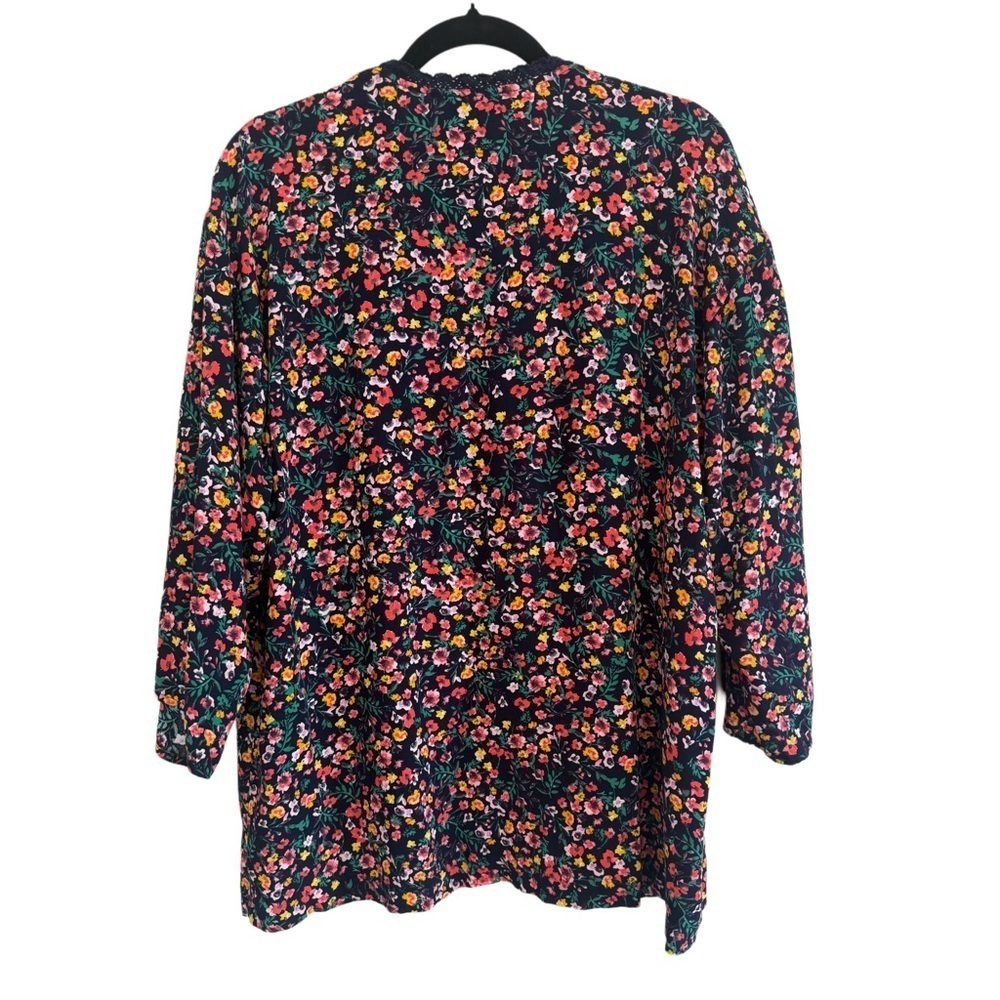 Jessica Simpson Open Front Boho Floral Kimono Size XL - Picture 3 of 5